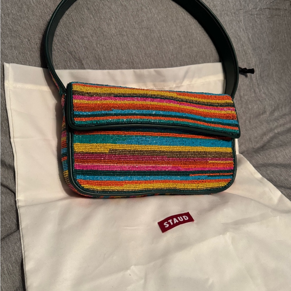 Staud Tommy Beaded Women's Shoulder Bag